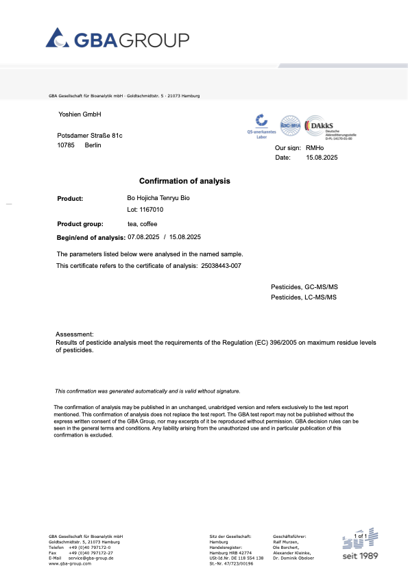 Résultats des tests