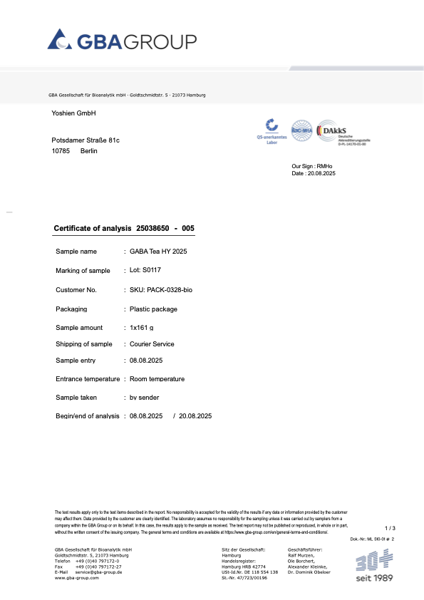 Résultats des tests Résultats des tests